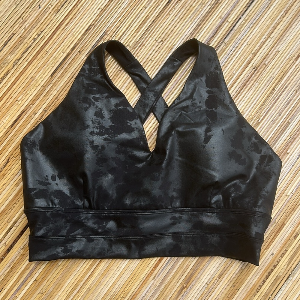 Buffbunny collection  Emerge Sports Bra Black Strappy